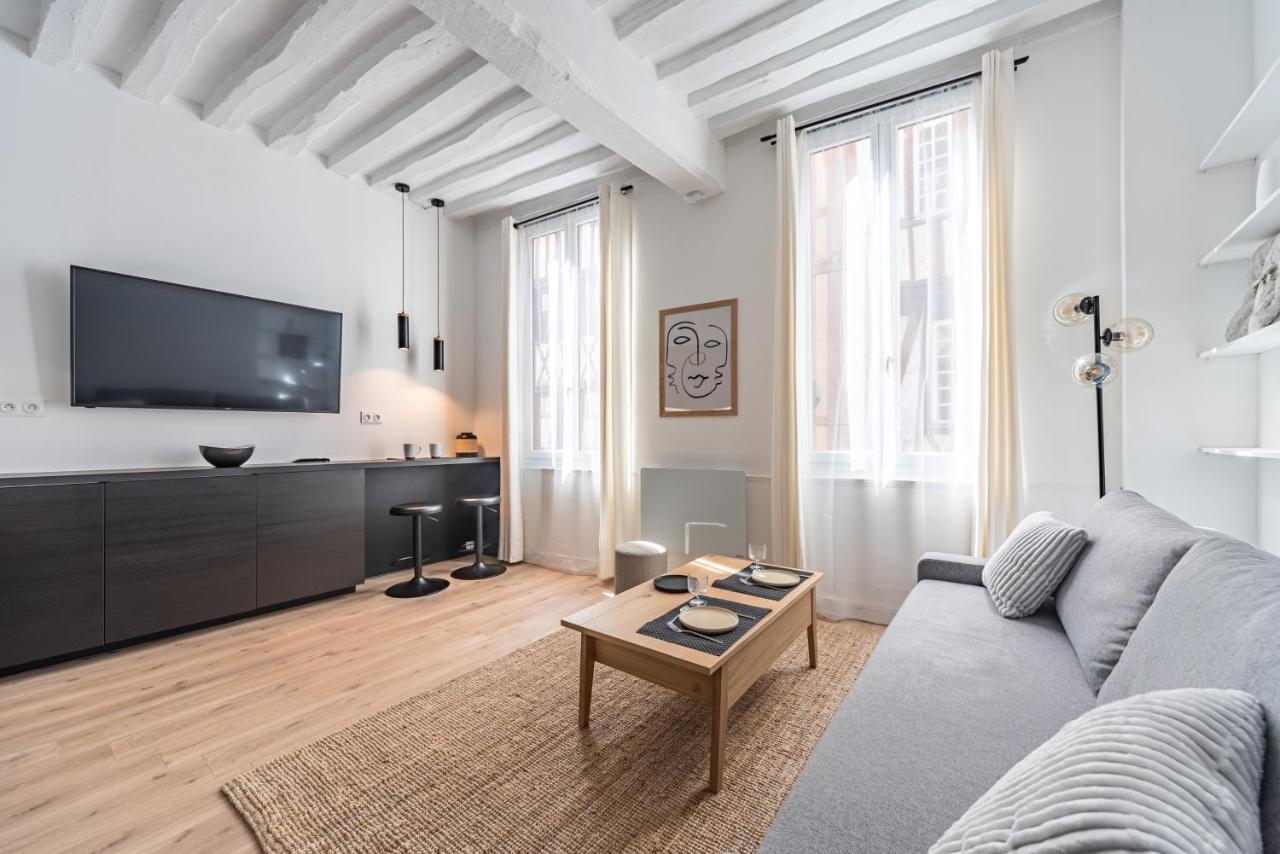 Apartamento Le Vicomte De Rouen - Logement Centre - 149 Exterior foto